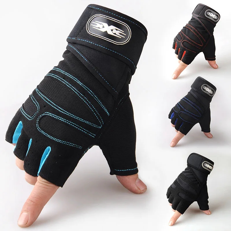 Weightlifting Gloves - ジムグローブ メンズ レディース フィットネス ウェイトリフティング リストバンド