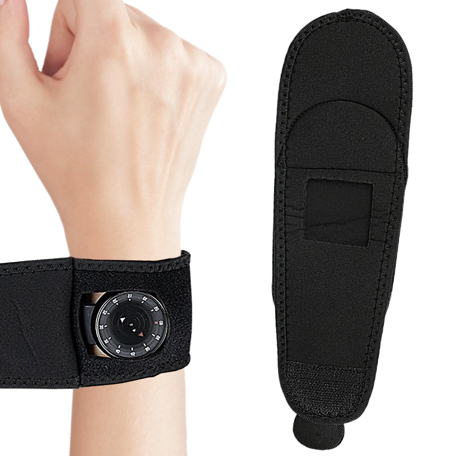 Wrist Wraps - 時計バンドカバー 男性用時計バンドカバー 内蔵クッション構造 汗防止ラップ ランニング用 女性