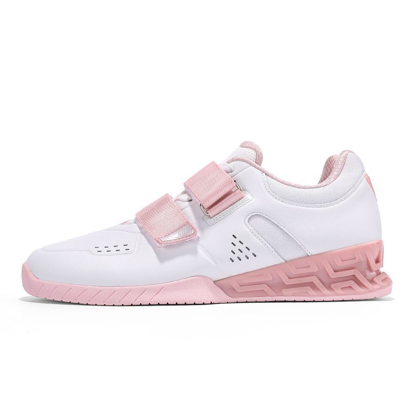 Weightlifting Shoes - 高品質カップルウェイトリフティングスニーカー厚底スクワットハードプルシューズユニセックス通気性メンズレディースジムトレーニングシューズ