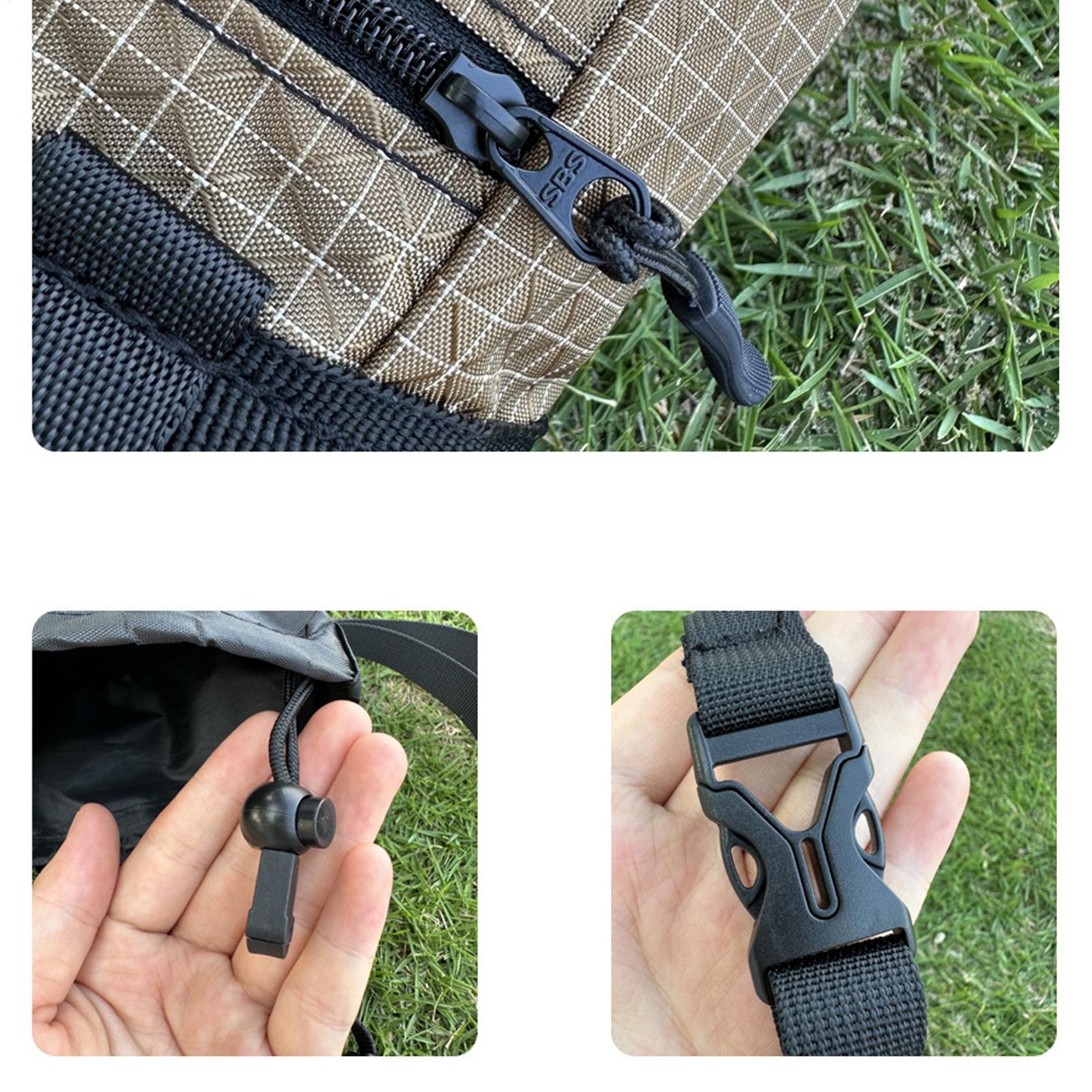Chalk Bag - クライミングチョークバッグ 大型 簡単アクセスバケット ジッパーポケット付き チョークバッグ ウェイトリフティングギアポーチ