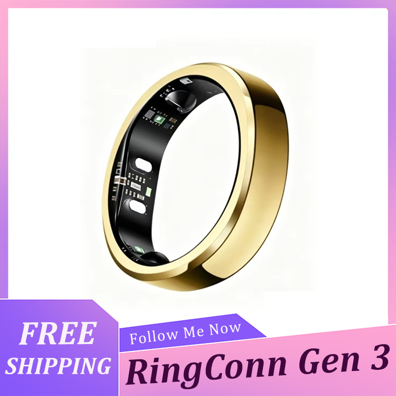 Gymnastic Ring - RingConn Gen 3スマートリング血管トレンドトラッキング（サブスクリプション不要アプリ）振動アラート睡眠フィットネス心拍数モニター14日間対応