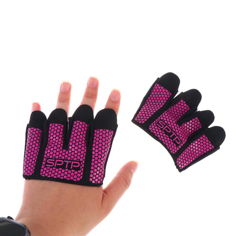 Weightlifting Gloves - 1 ペアジムフィットネスハーフフィンガーグローブ男性女性用ワークアウトグローブパワーウェイトリフティングボディービルハンドプロテクター