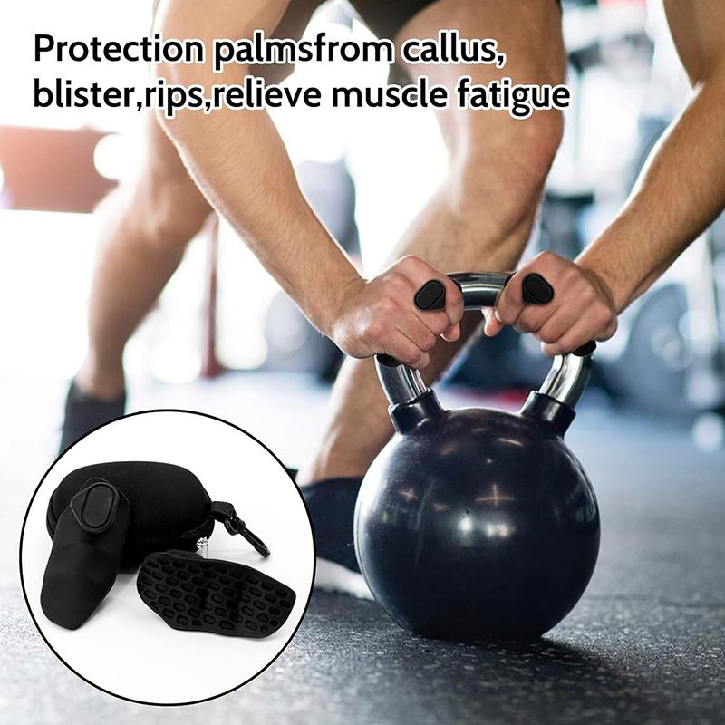 Weightlifting Gloves - 2 個ジムグリップ滑り止めグリップ重量挙げグローブポータブルフィンガートレーナーコンフォートワークアウトグリップダンベルリフティングエクササイズ用