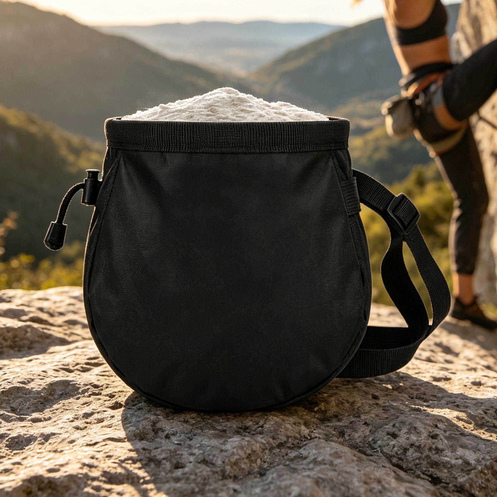 ロッククライミングチョークバッグ 防水巾着ポーチ ポケット＆ - Chalk Bag のレビューと価格
