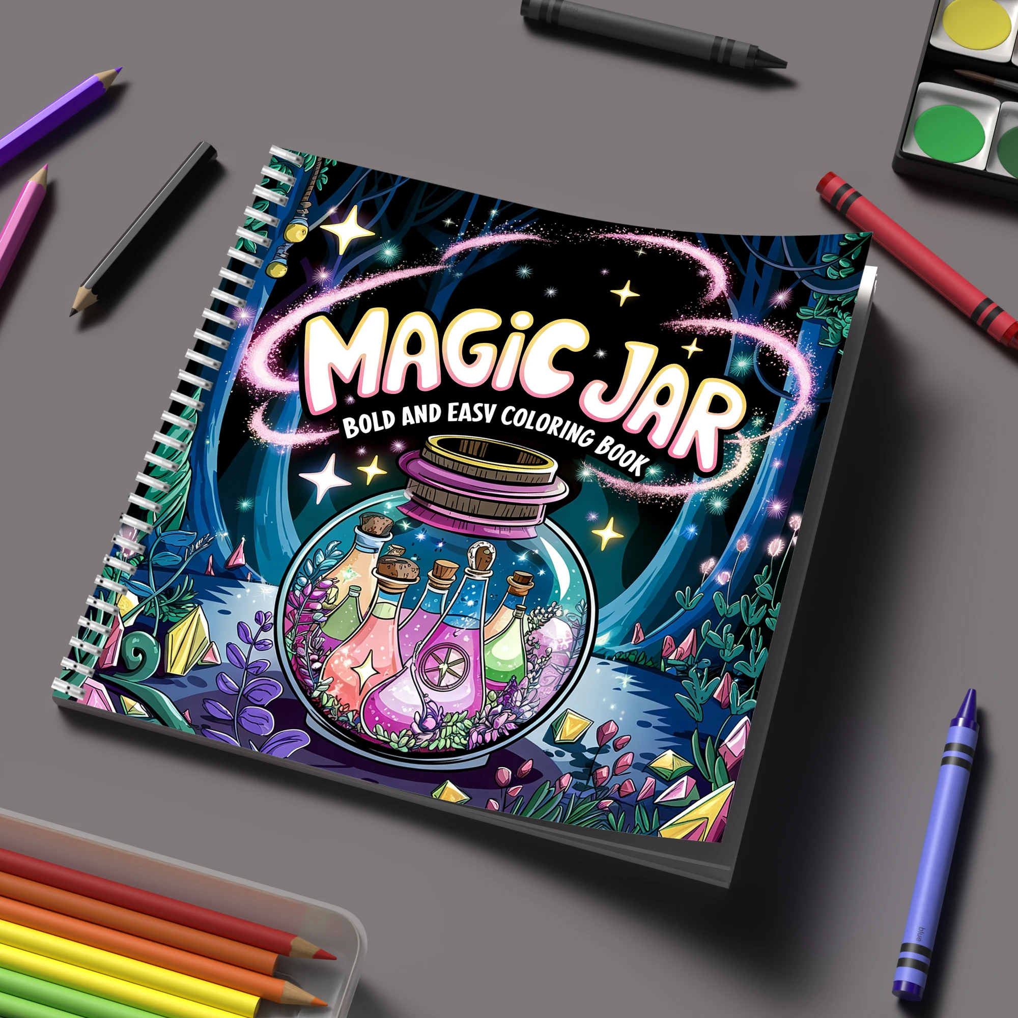 大人の塗り絵用マジックジャー、誕生日プレゼント、新学期用品、 - Chalk Bag のレビューと価格