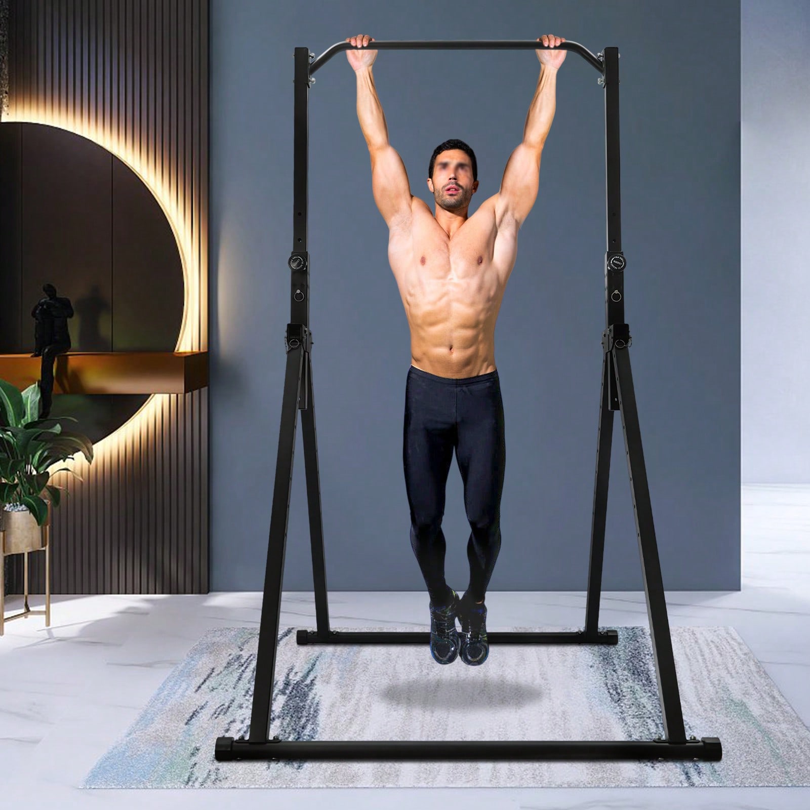 三角形懸垂ステーション ホームジム用懸垂バー 筋力トレーニン - Pull Up Bar のレビューと価格