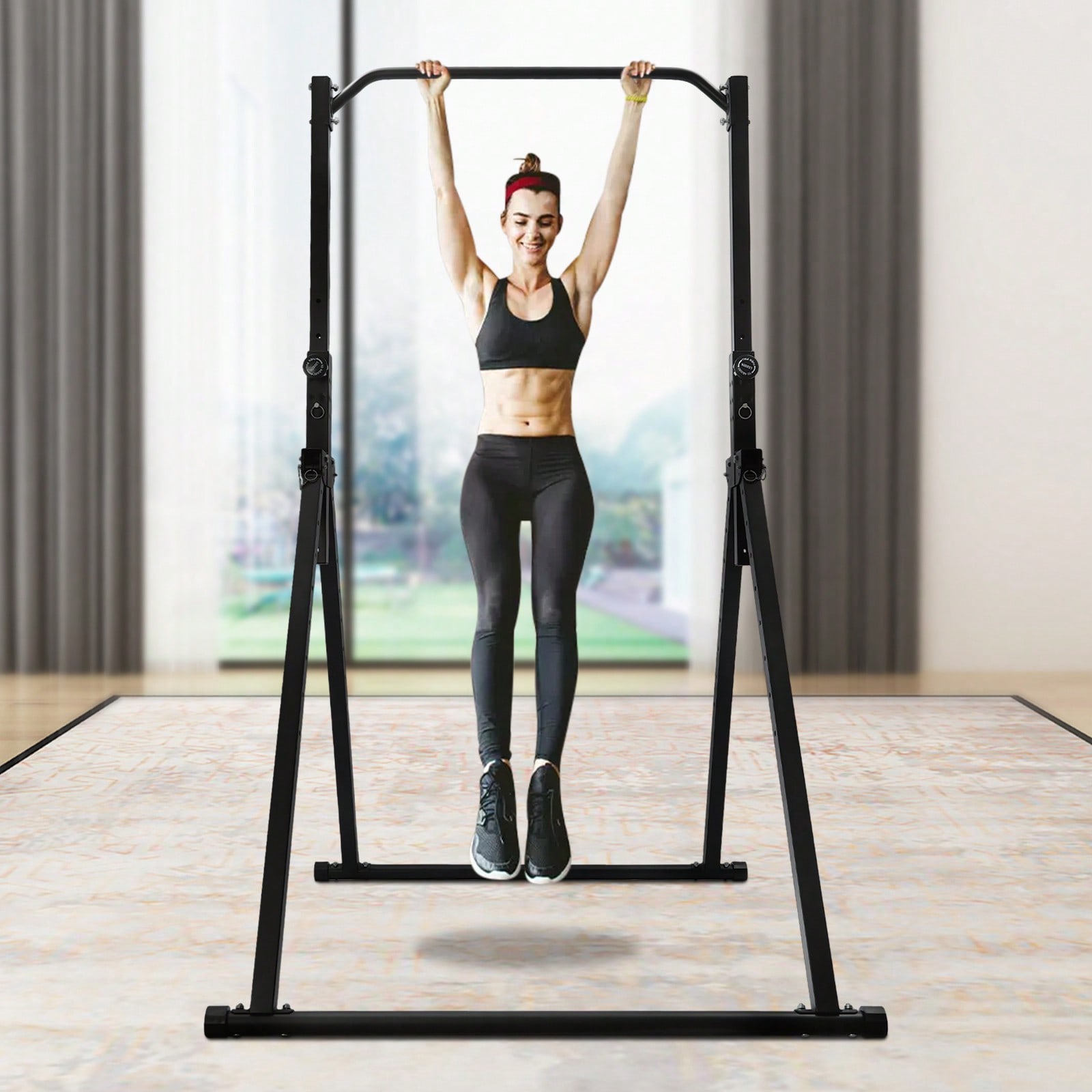 三角形懸垂ステーション ホームジム用懸垂バー 筋力トレーニン - Pull Up Bar のレビューと価格