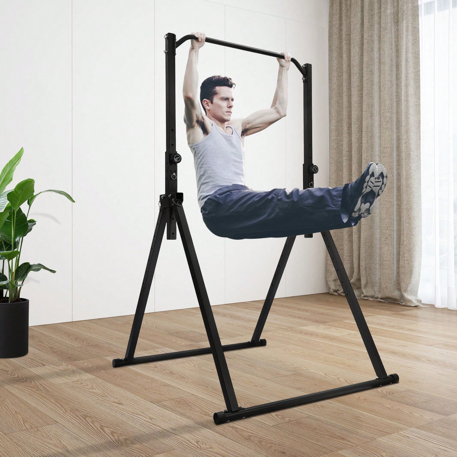 三角形懸垂ステーション ホームジム用懸垂バー 筋力トレーニン - Pull Up Bar のレビューと価格