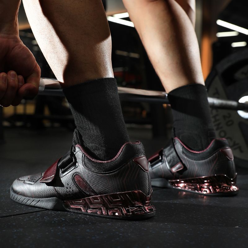 高品質カップルウェイトリフティングスニーカー厚底スクワットハ - Weightlifting Shoes のレビューと価格