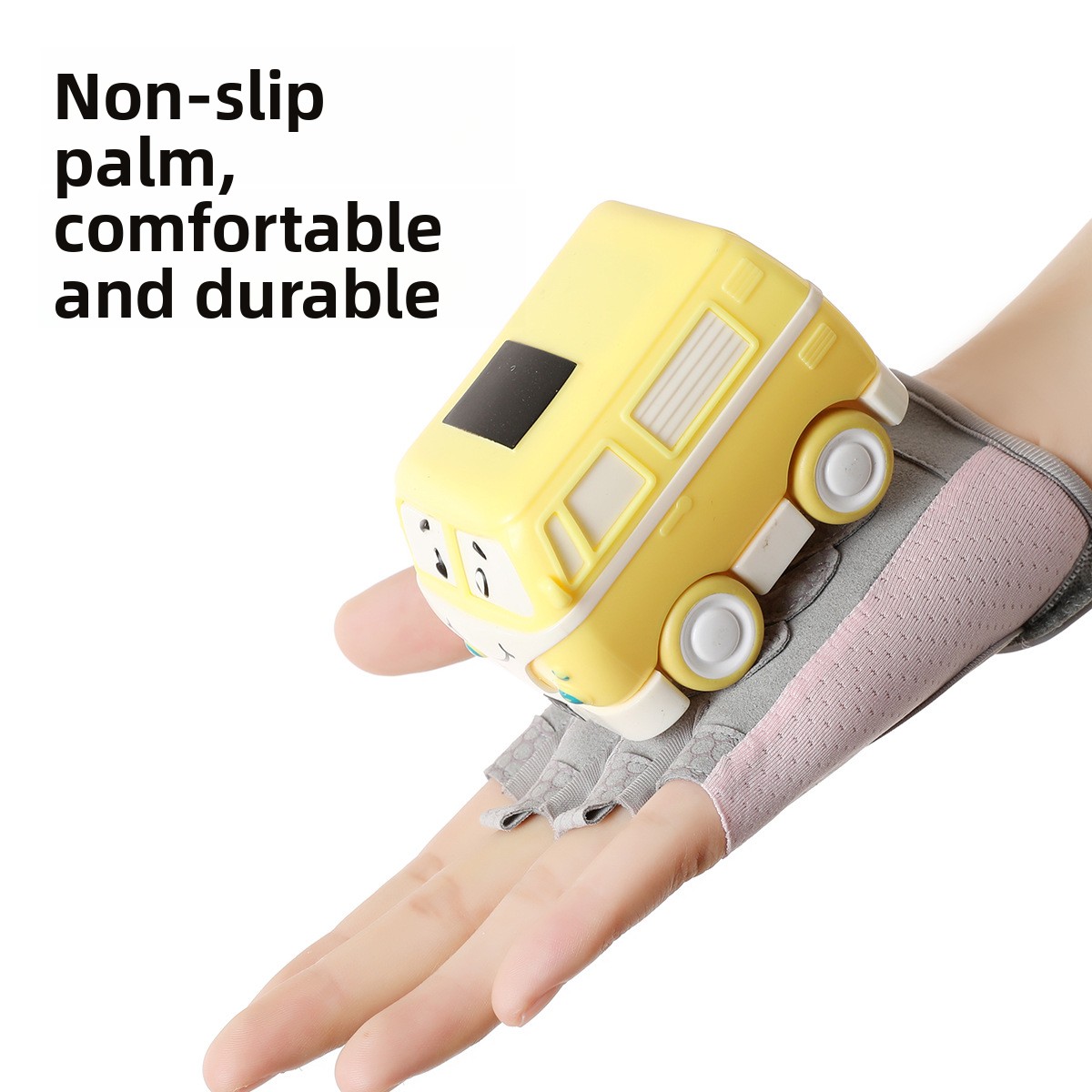 子供用トレーニンググローブ滑り止め衝撃吸収ハーフフィンガーウ - Weightlifting Gloves のレビューと価格