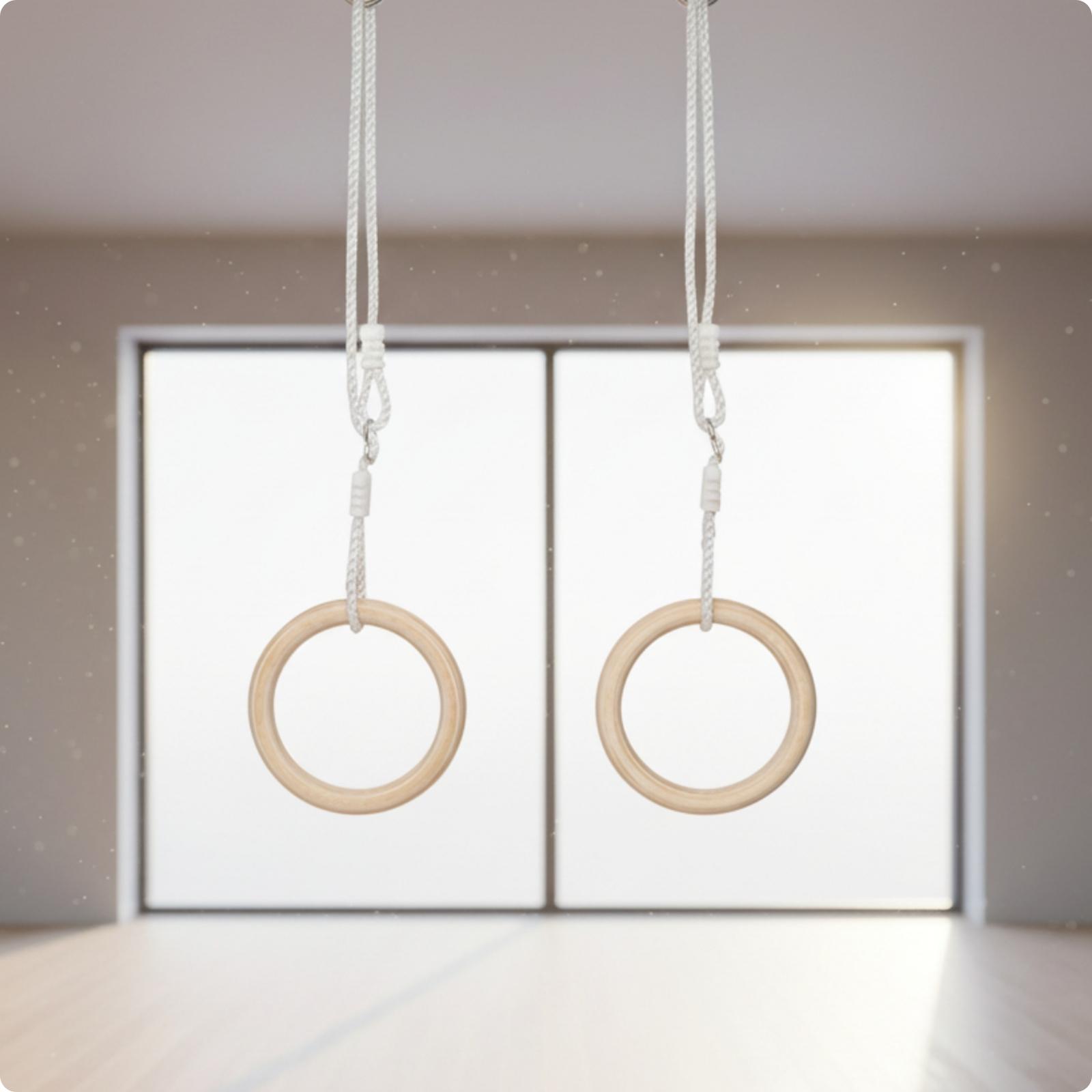 調整可能な子供用体操スイングバーチリング、家庭用フィットネス - Gymnastic Ring のレビューと価格