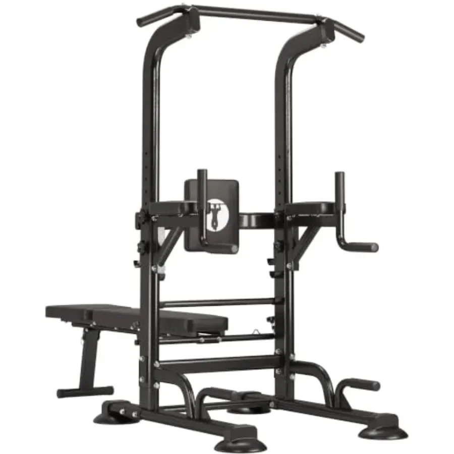 家庭用ジムに最適な、折りたたみ式ダンベルベンチ付きのパワータ - Pull Up Bar のレビューと価格