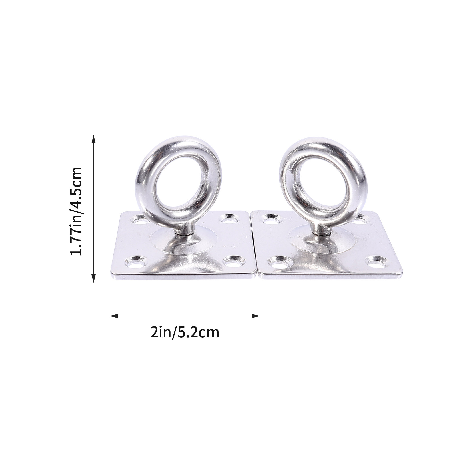 2個入り、ステンレス製、頑丈な吊り下げフックセット。体操用リ - Gymnastic Ring のレビューと価格