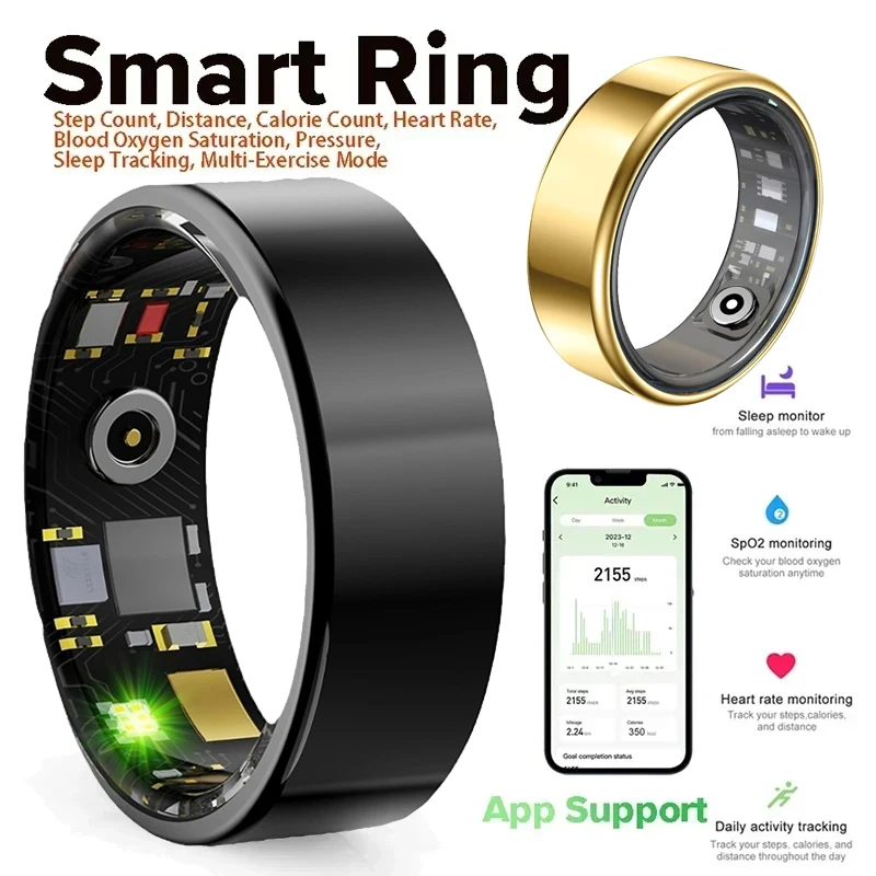 Xiaomi-男性と女性のためのスマートミリタリーリング,ヘ - Gymnastic Ring のレビューと価格