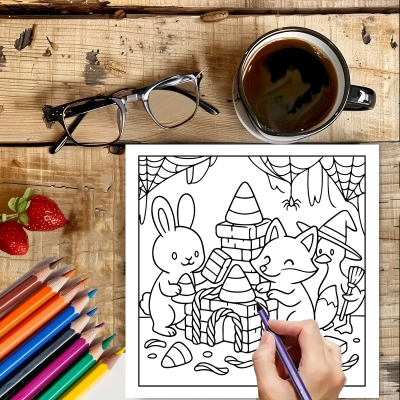 可愛すぎて怖くない！大人のための塗り絵ブック |   塗り絵 - Chalk Bag のレビューと価格